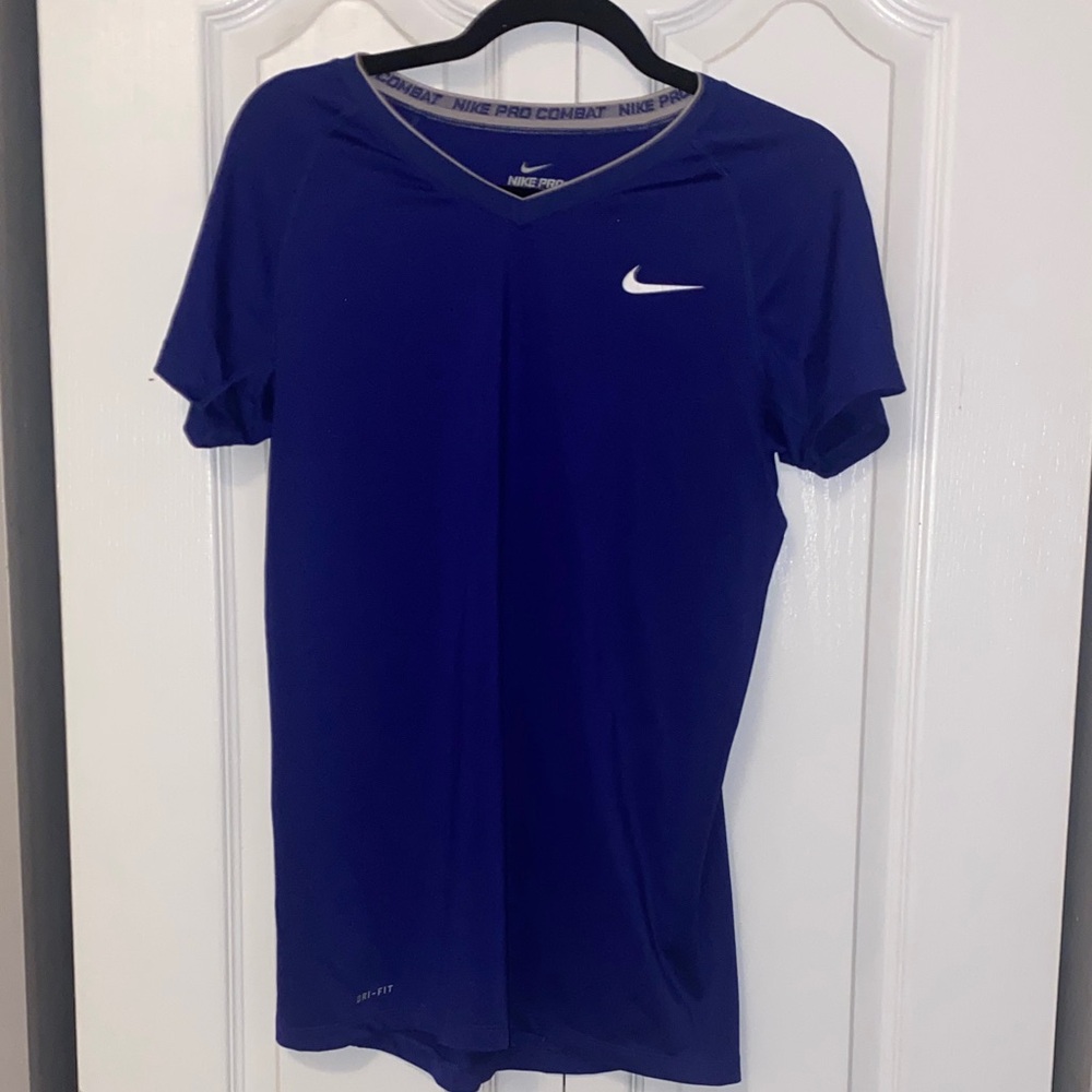 Nike Women's Short Sleeve Tee in Royal Blue